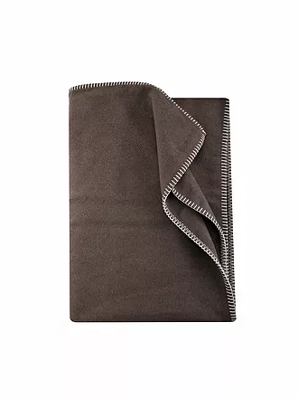 DAVID FUSSENEGGER | Tagesdecke - Plaid "Sylt" (atlantik) | braun